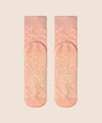 Crew Non Slip Grip Socks - Parfait Pink Hearts