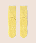 Crew Non Slip Grip Socks - Buttercream Spots