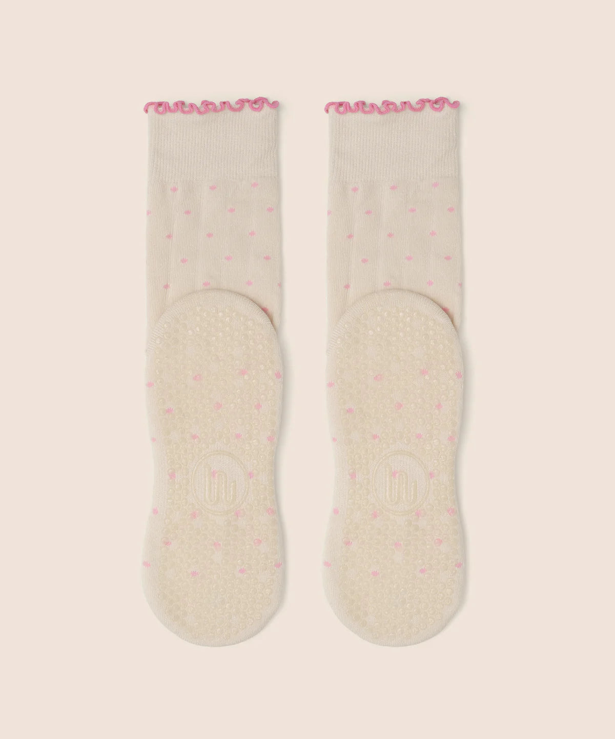 Crew Non Slip Grip Socks - Fondant Spots