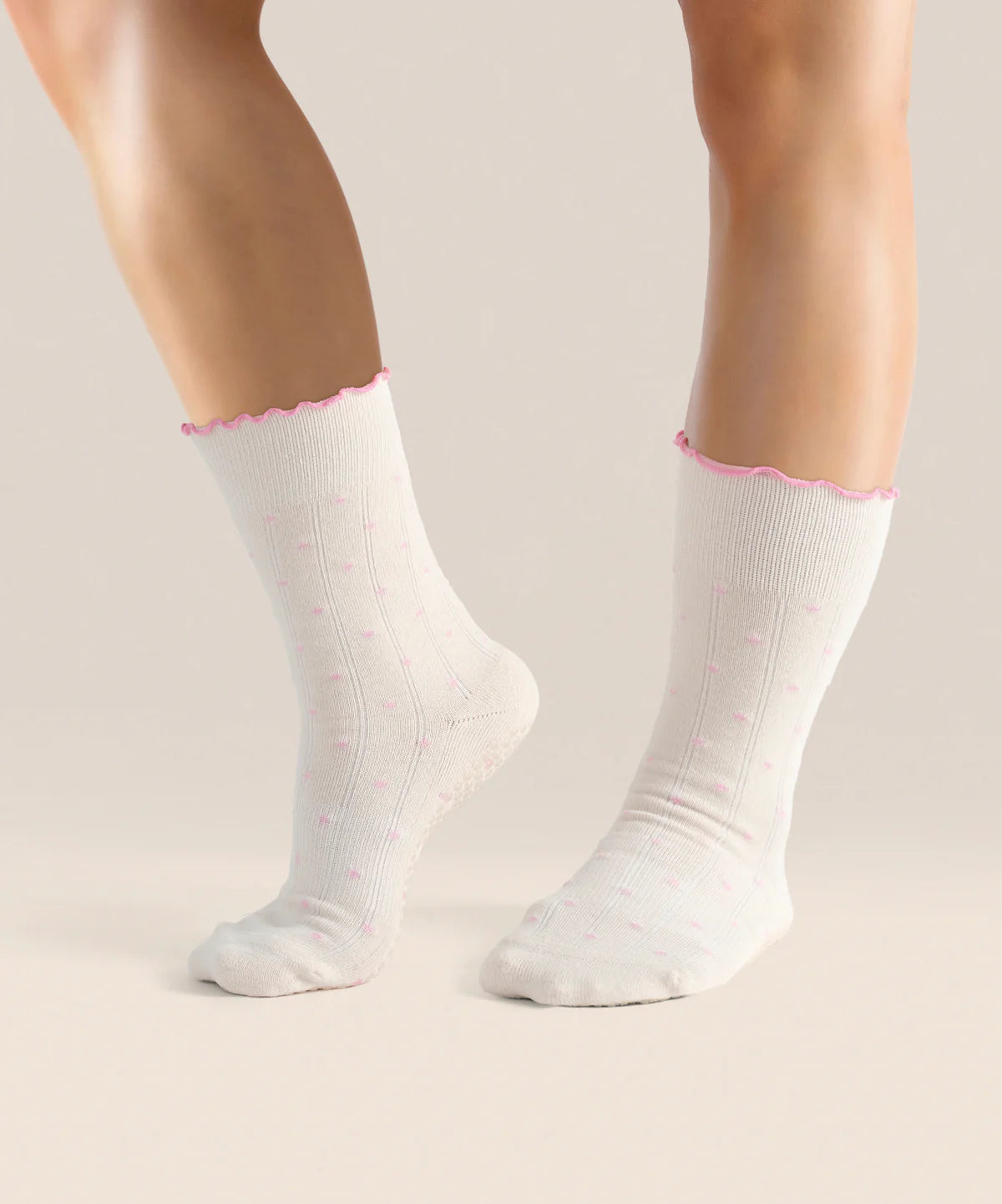 Crew Non Slip Grip Socks - Fondant Spots