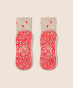 Crew Non Slip Grip Socks - Love Me