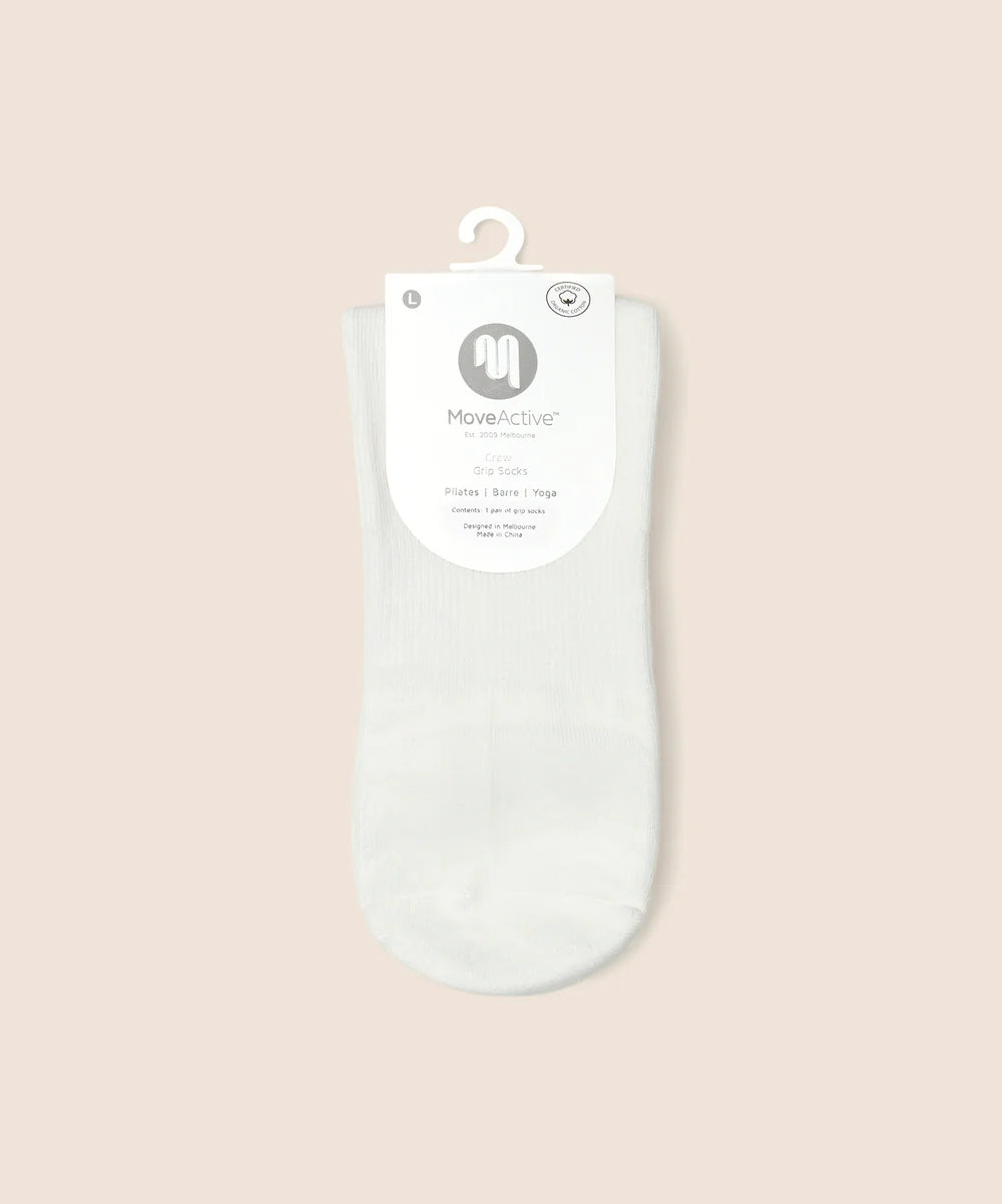 Crew Non Slip Grip Socks - Meadow Bloom