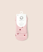 Crew Non Slip Grip Socks - Love Me Pink