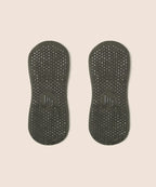 Low Rise Ankle Grip Socks - Khaki