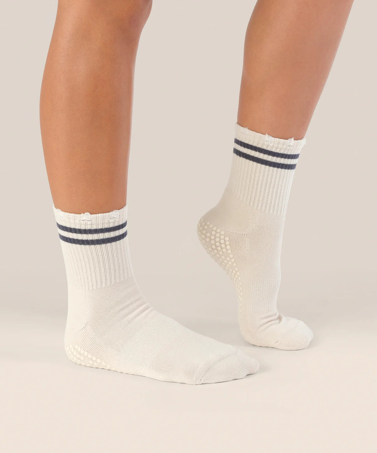 Crew Non Slip Grip Socks - Edgy Oat