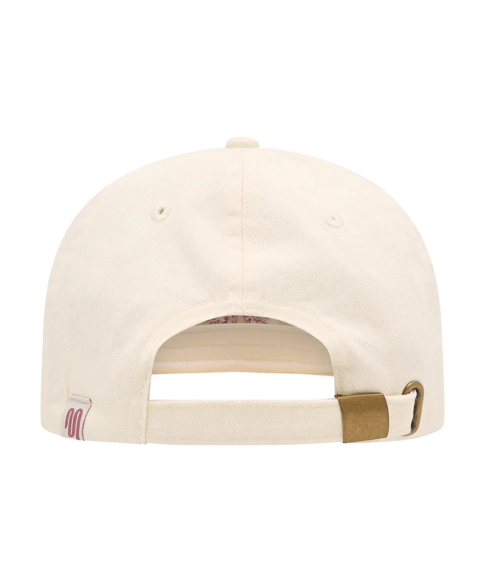 Embroidered Cap - Pilates Club Ivory