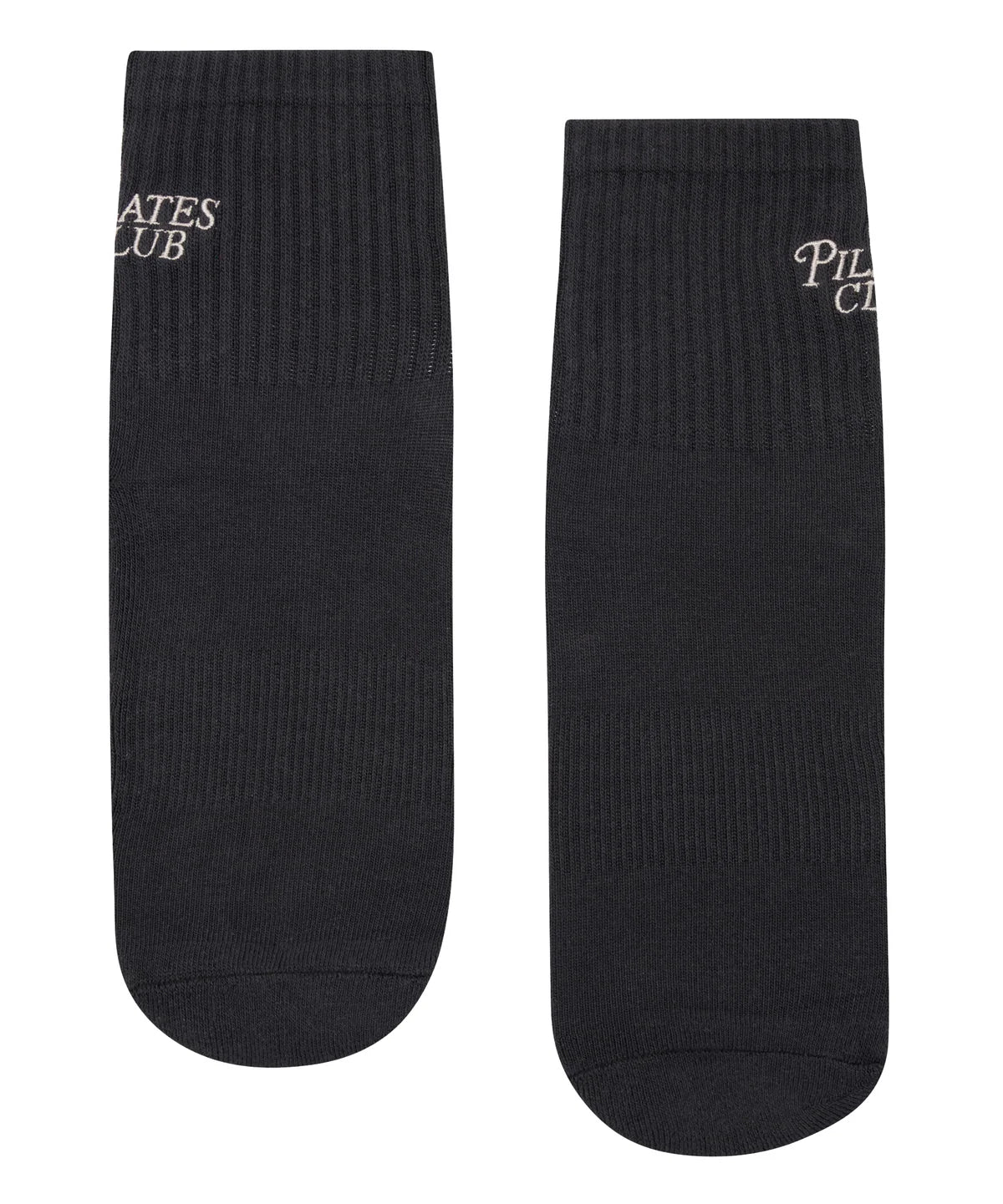 Crew Non Slip Grip Socks - Pilates Club Ink