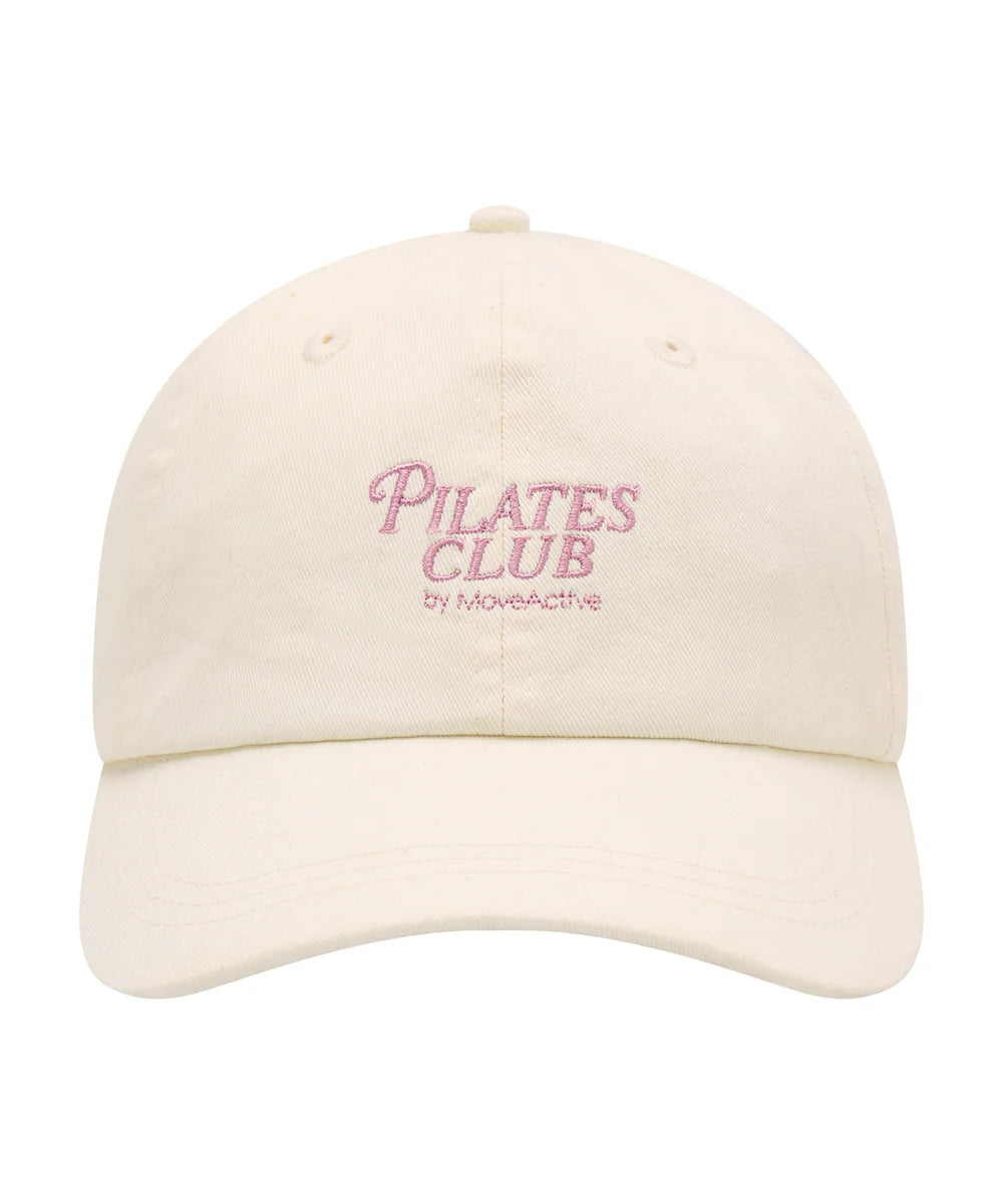 Embroidered Cap - Pilates Club Ivory