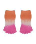 Toeless Non Slip Grip Socks - Tropical Ombré