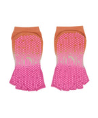 Toeless Non Slip Grip Socks - Tropical Ombré