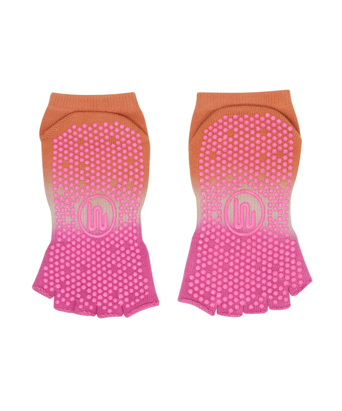 Toeless Non Slip Grip Socks - Tropical Ombré