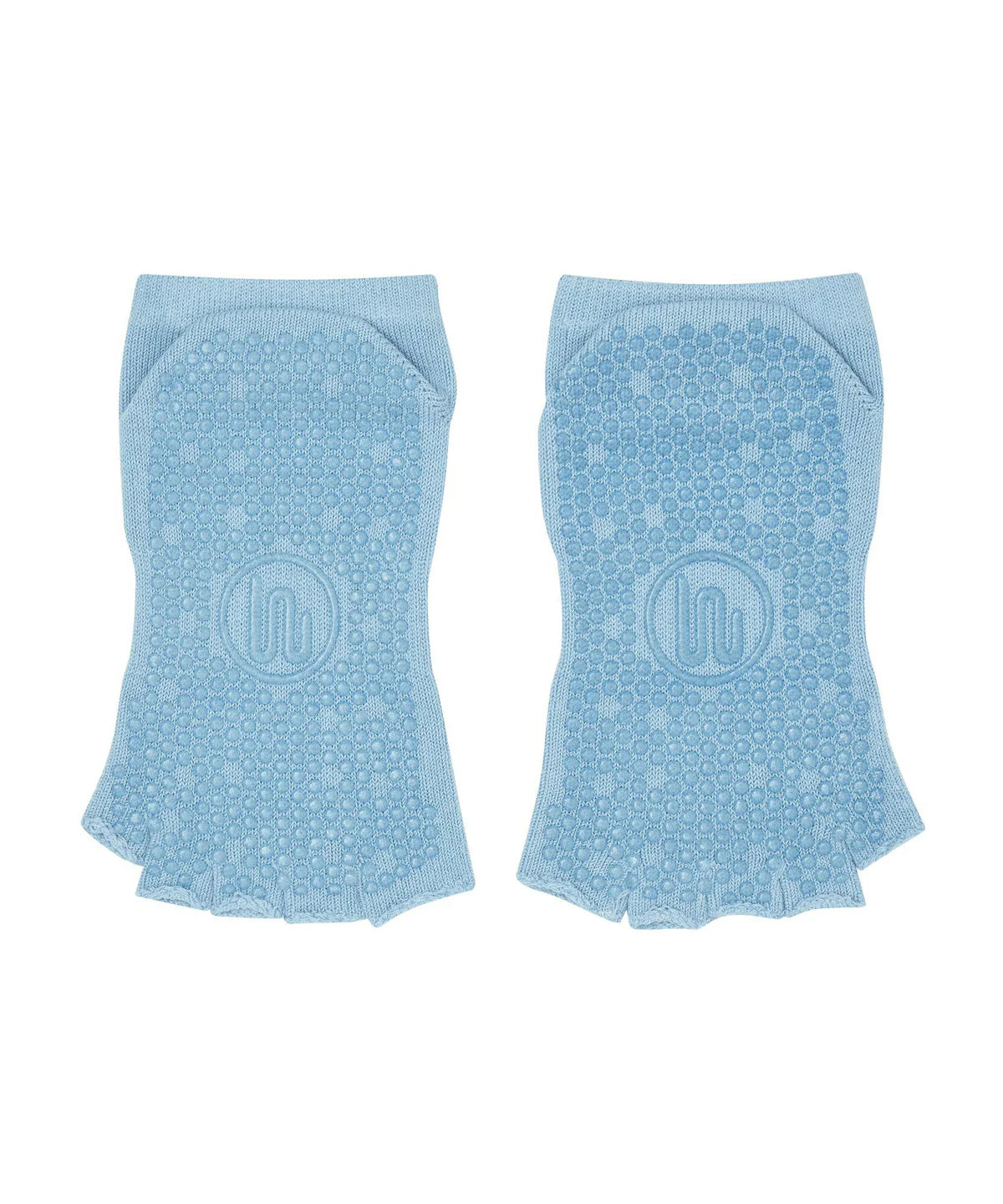 Toeless Non Slip Grip Socks - Sea Blue