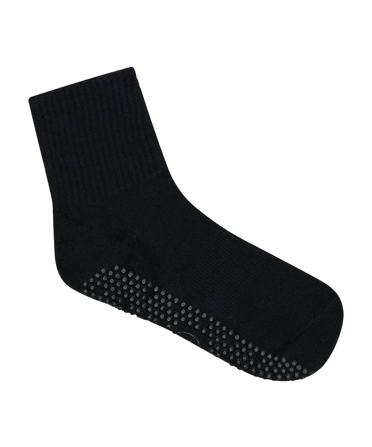 Crew Non Slip Grip Socks - Classic Black