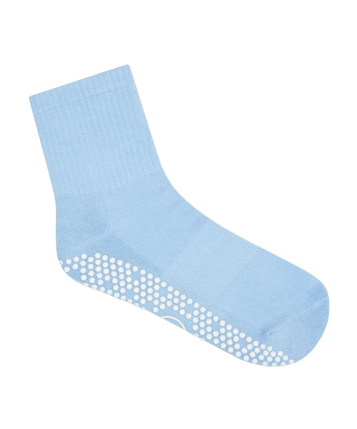 Crew Non Slip Grip Socks - Powder Blue