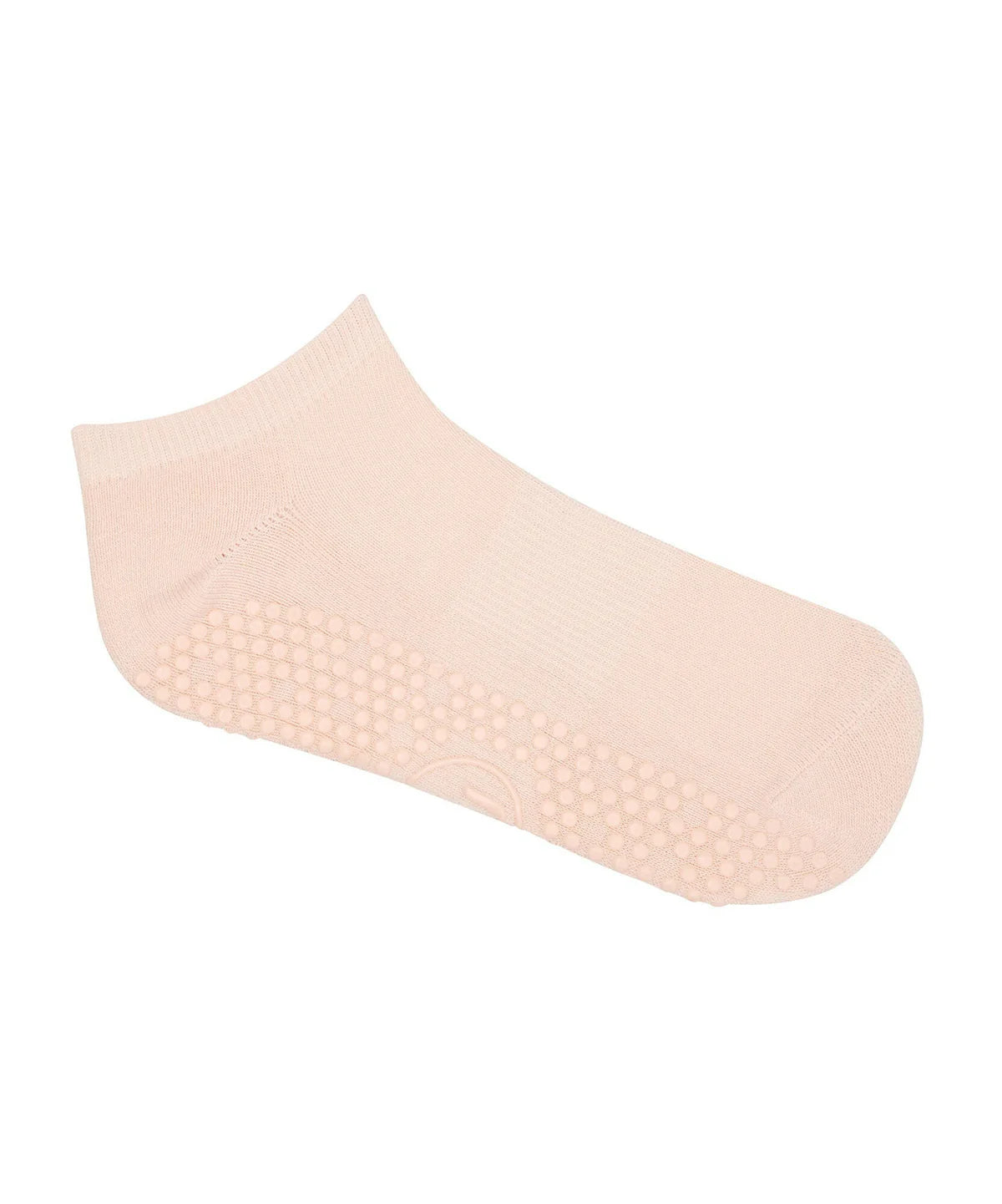 Low Rise Ankle Grip Socks - Soft Pink