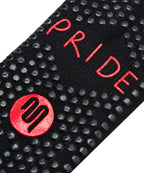 Crew Non Slip Grip Socks - Signature Rainbow Black