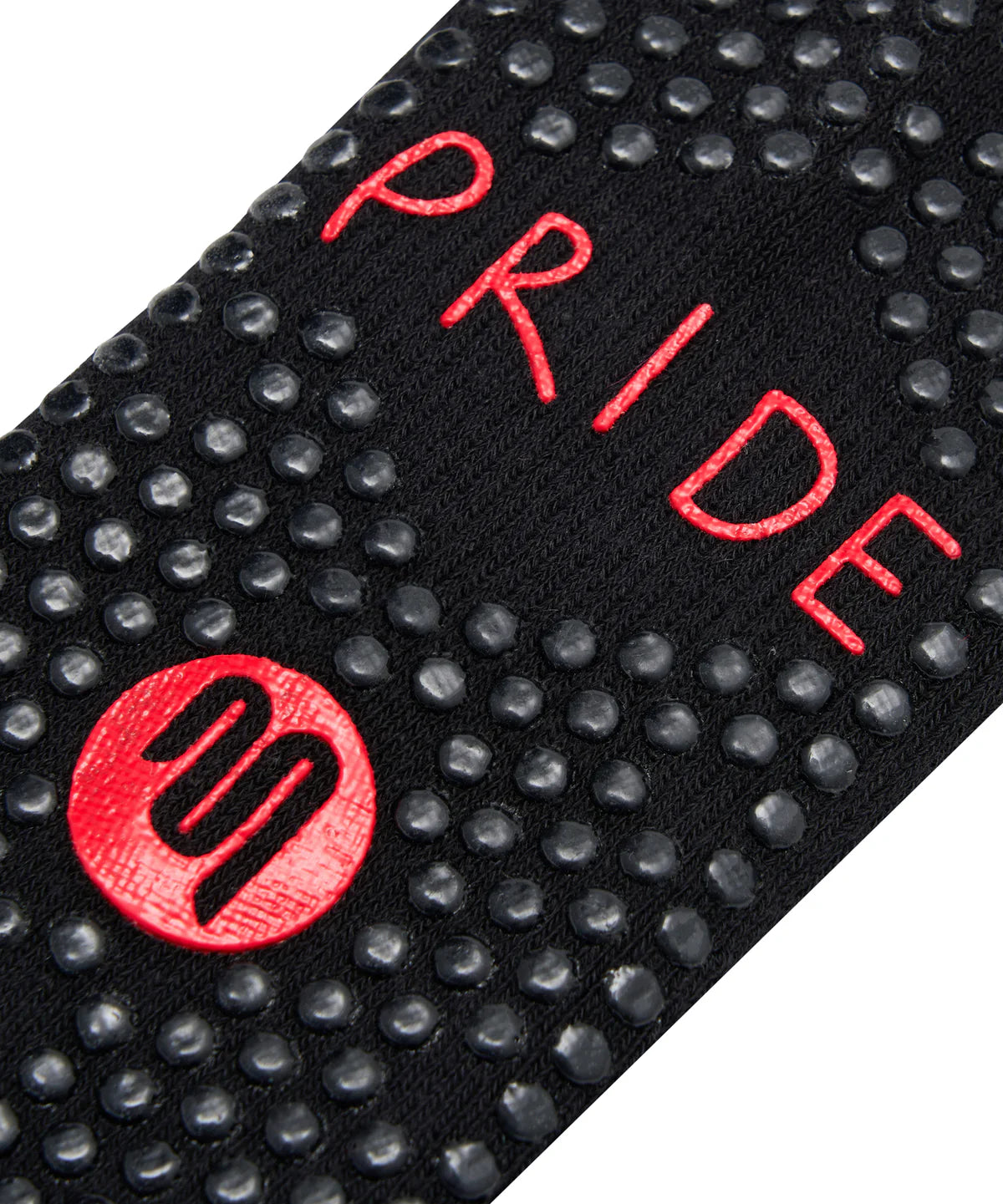 Crew Non Slip Grip Socks - Signature Rainbow Black