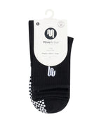 Crew Non Slip Grip Socks - MoveActive Black