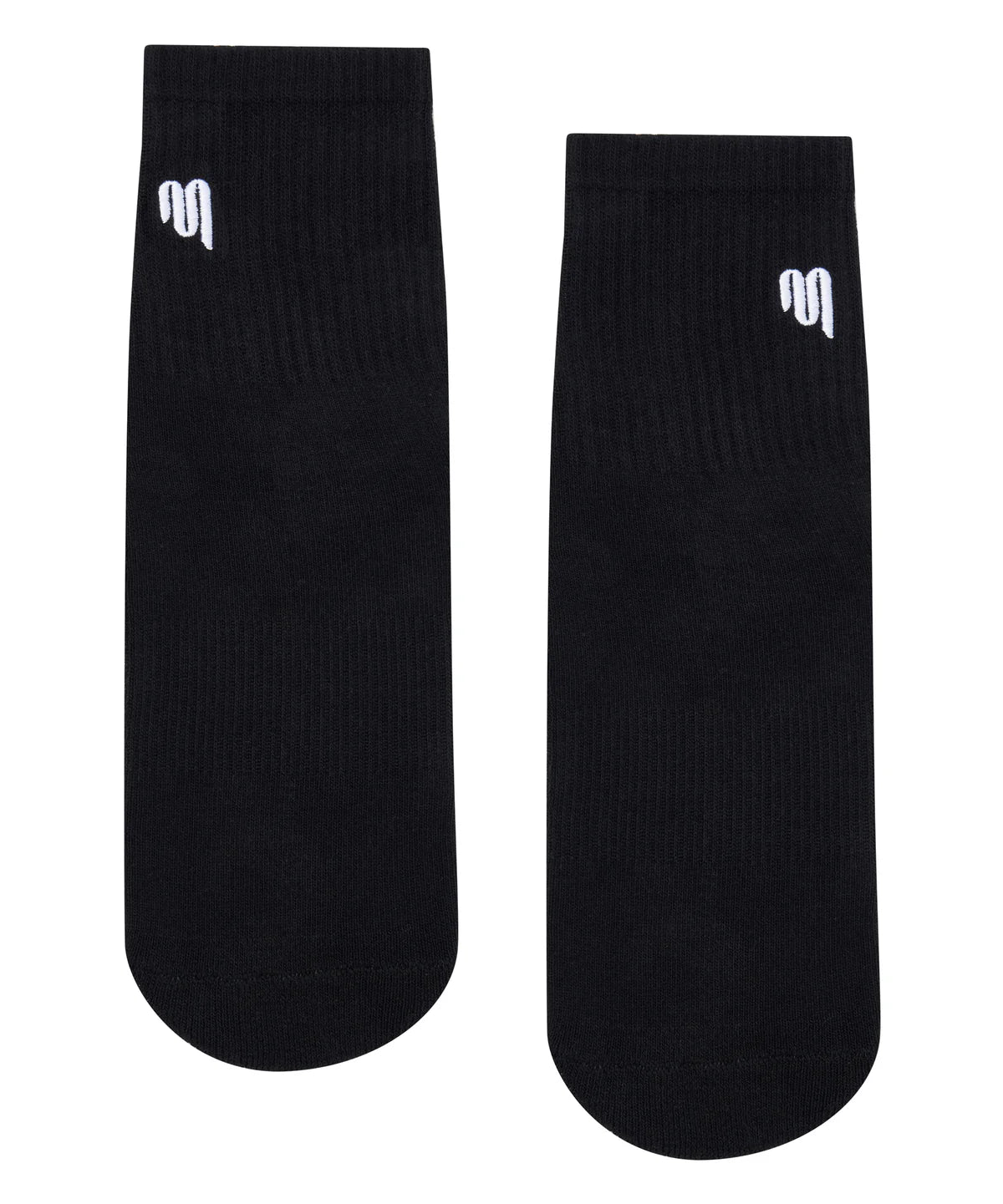 Crew Non Slip Grip Socks - MoveActive Black