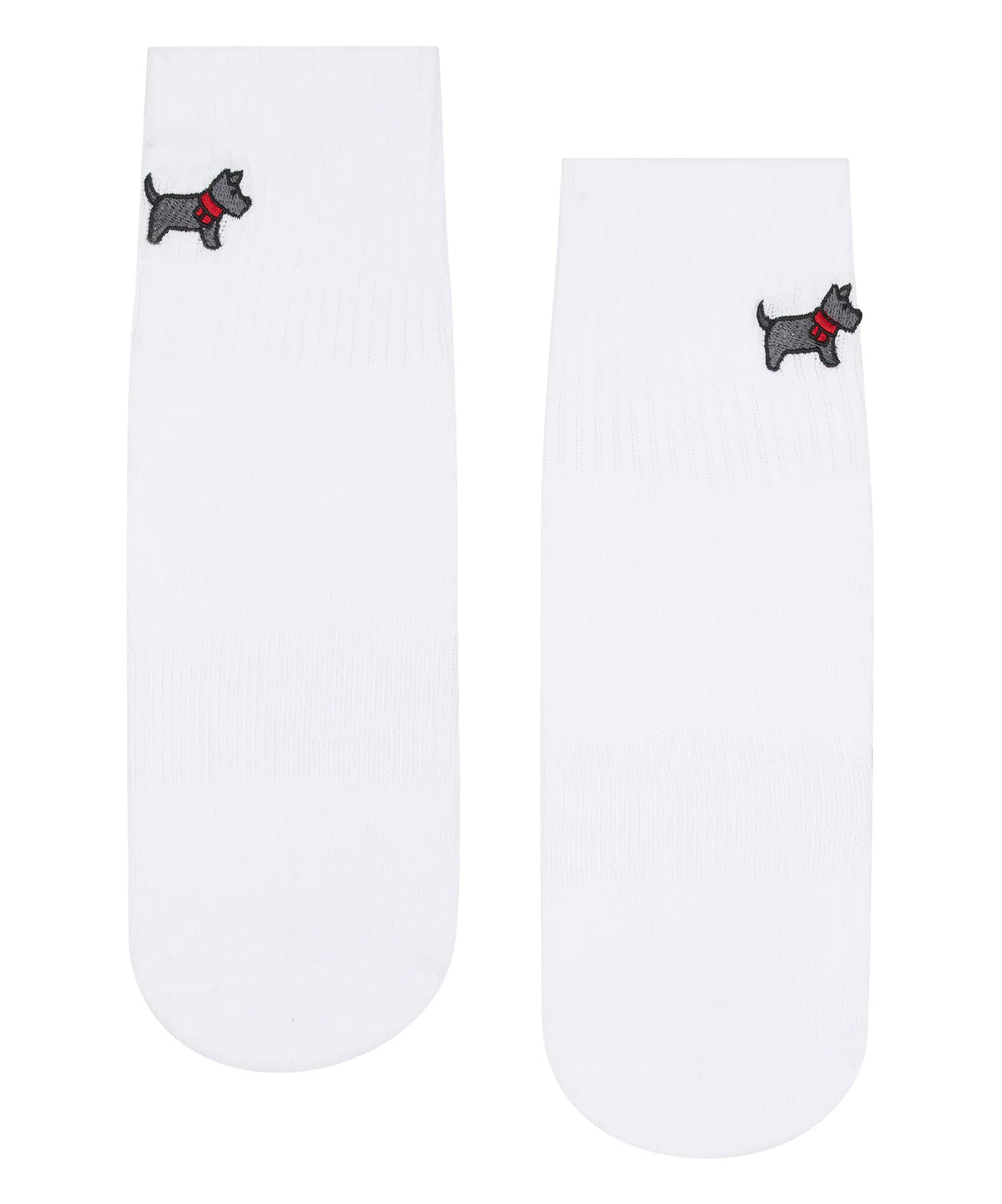 Crew Non Slip Grip Socks - Cosy Pup Ivory