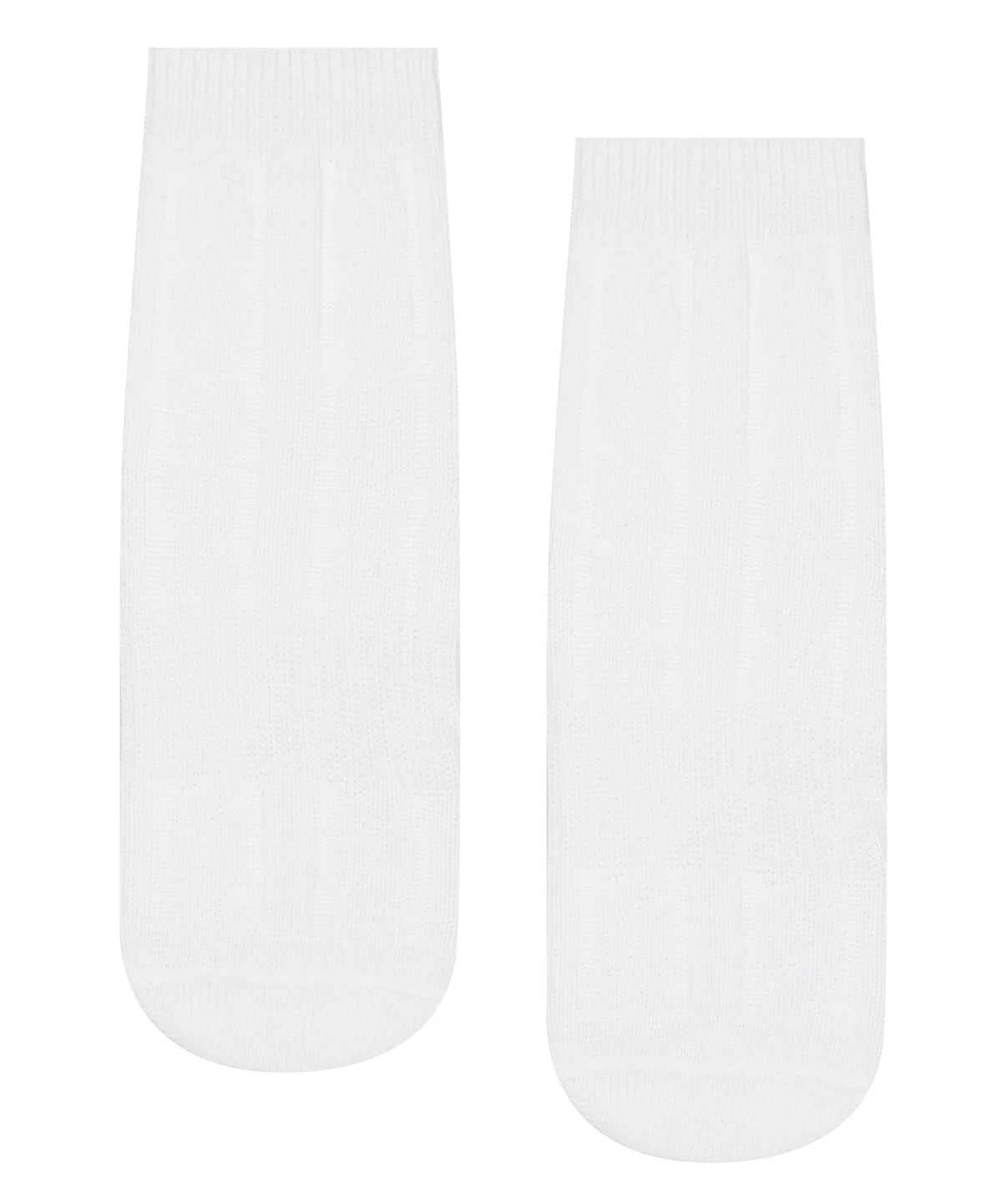 Crew Non Slip Grip Socks - Cable-Knit Ivory