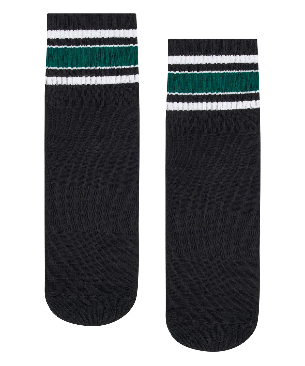 Crew Non Slip Grip Socks - Midnight Emerald Stripe