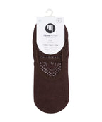 Ballet Non Slip Grip Socks - Espresso