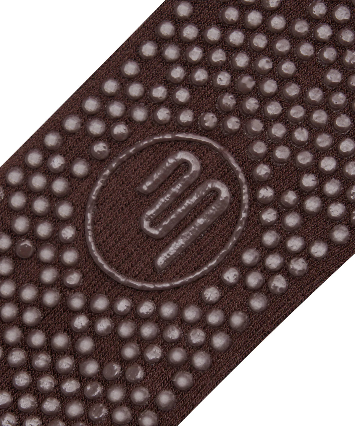 Crew Non Slip Grip Socks - Espresso