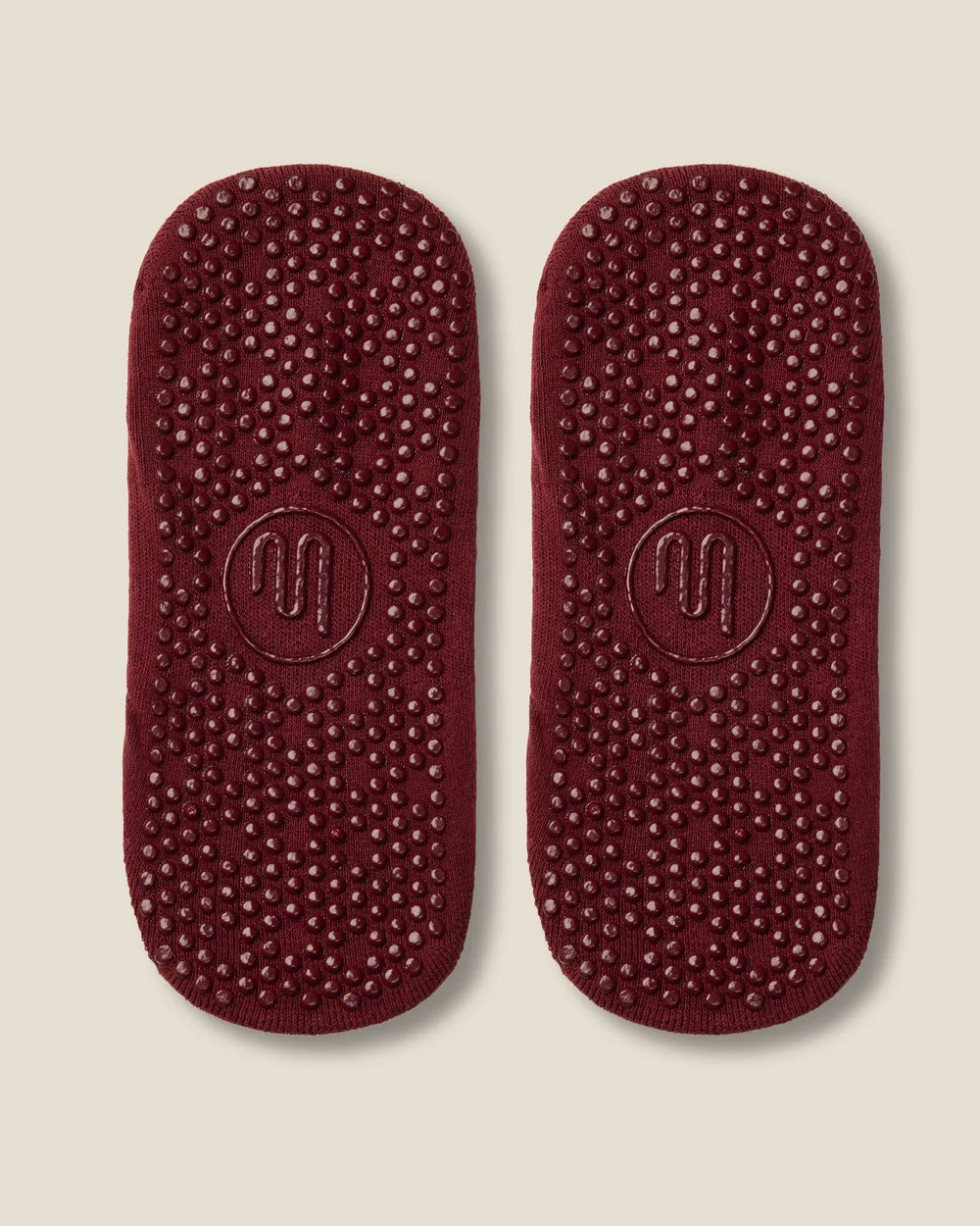 [MoveActive] Ballet Non Slip Grip Socks - Cabernet