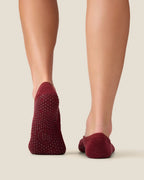 [MoveActive] Ballet Non Slip Grip Socks - Cabernet