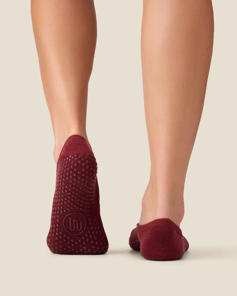 [MoveActive] Ballet Non Slip Grip Socks - Cabernet