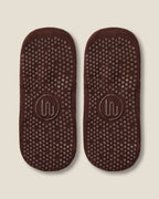[MoveActive] Ballet Non Slip Grip Socks - Wide Cross Espresso