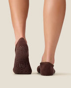 [MoveActive] Ballet Non Slip Grip Socks - Wide Cross Espresso