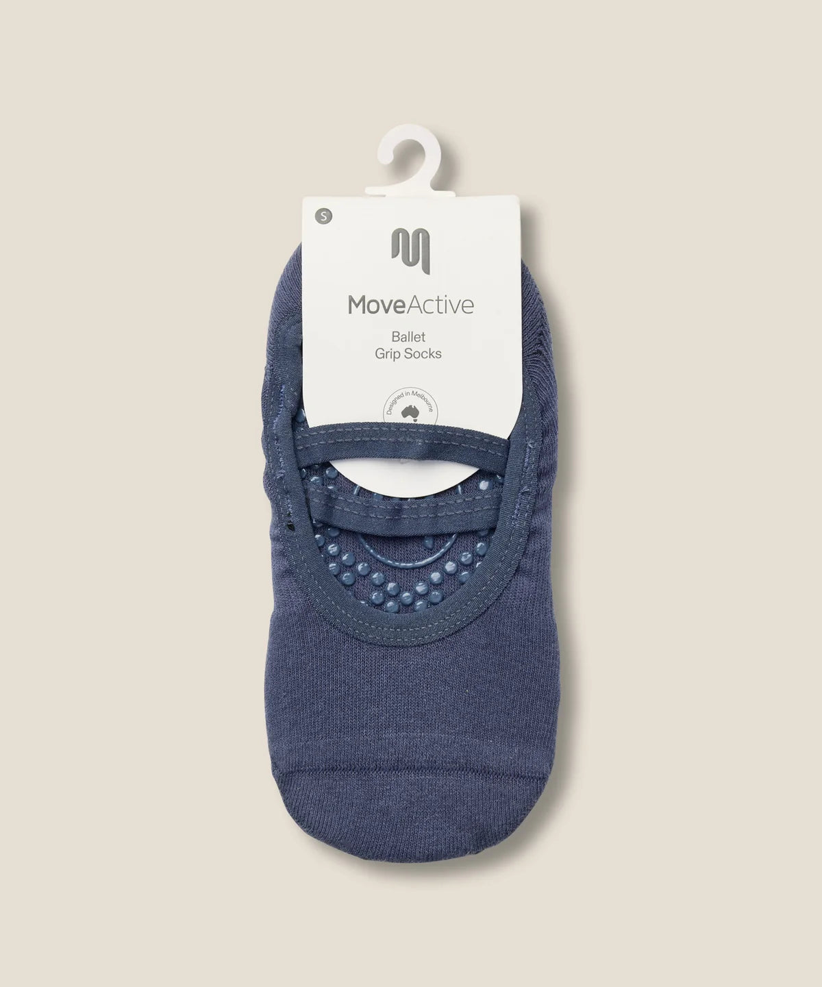[MoveActive] Ballet Non Slip Grip Socks - French Navy