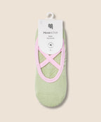 Ballet Non Slip Grip Socks - Sage Petal