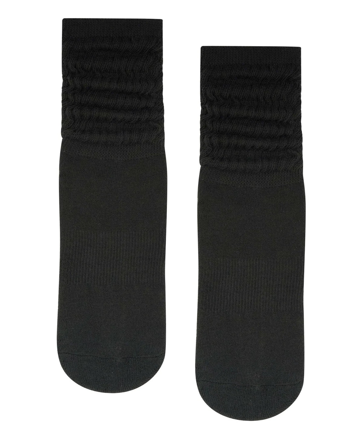 Scrunch Non Slip Grip Socks - Charcoal