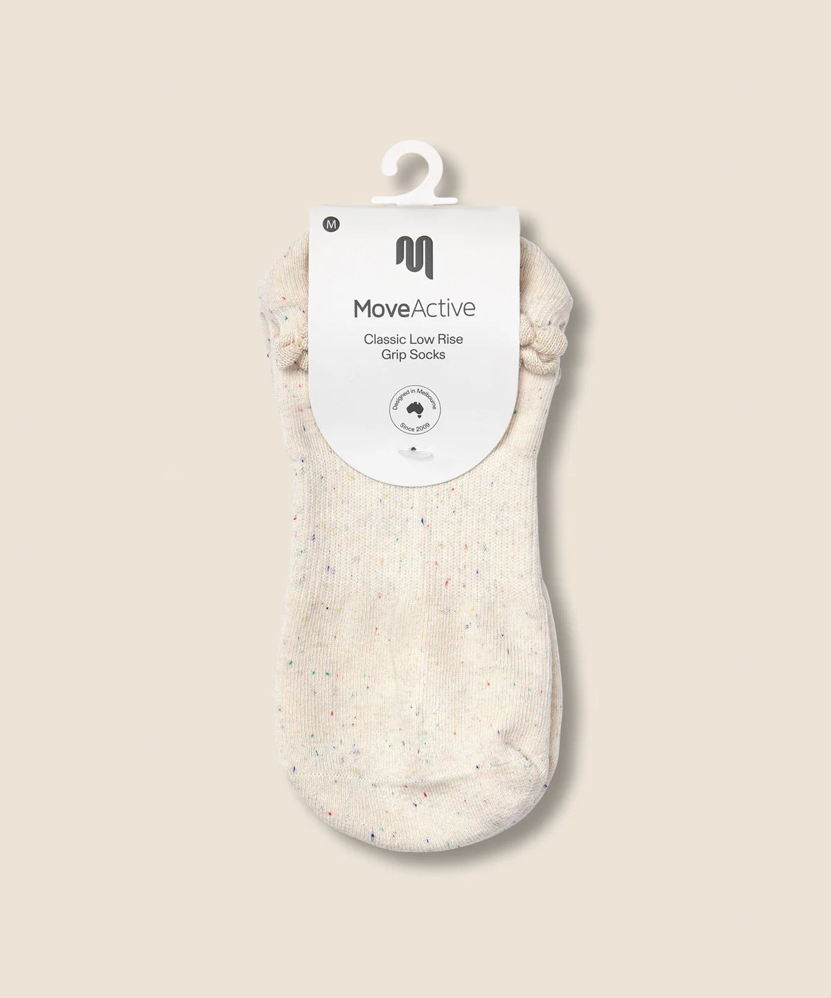 Low Rise Ankle Grip Socks - Love Confetti