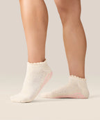 Low Rise Ankle Grip Socks - Love Confetti