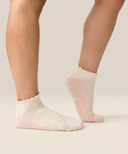Low Rise Ankle Grip Socks - Love Confetti