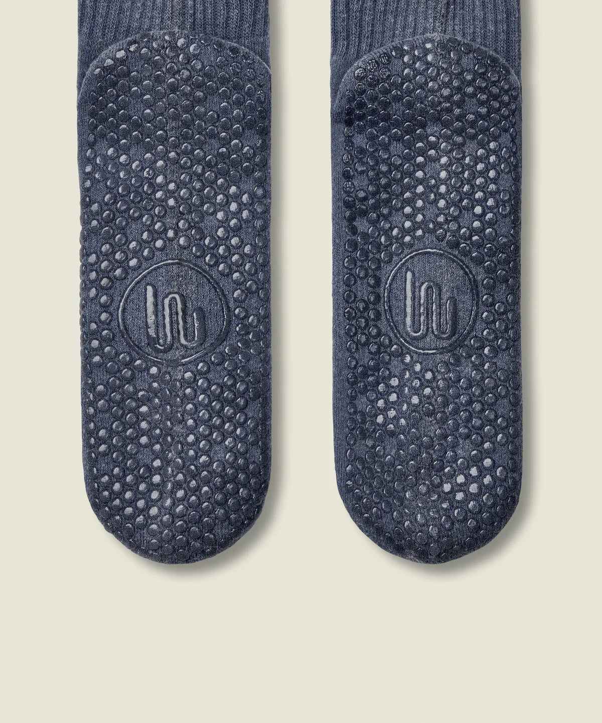 Crew Non Slip Grip Socks - Dusty Denim