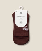 Crew Non Slip Grip Socks - Espresso Martini