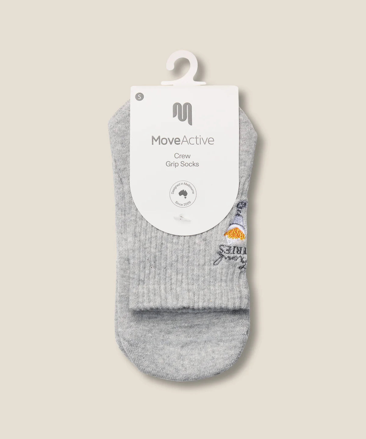 Crew Non Slip Grip Socks - French Fries