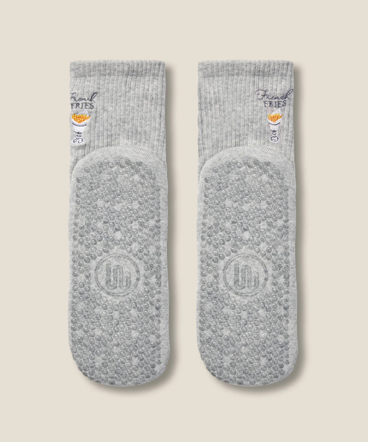 Crew Non Slip Grip Socks - French Fries