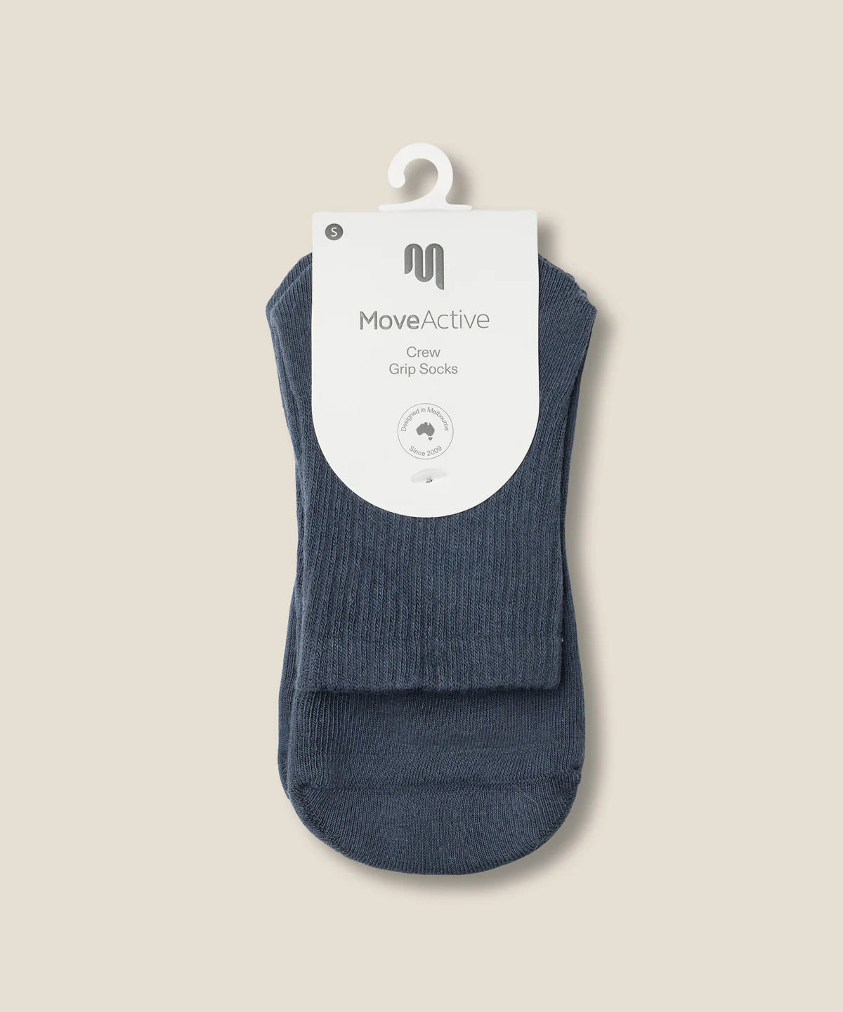 Crew Non Slip Grip Socks - French Navy