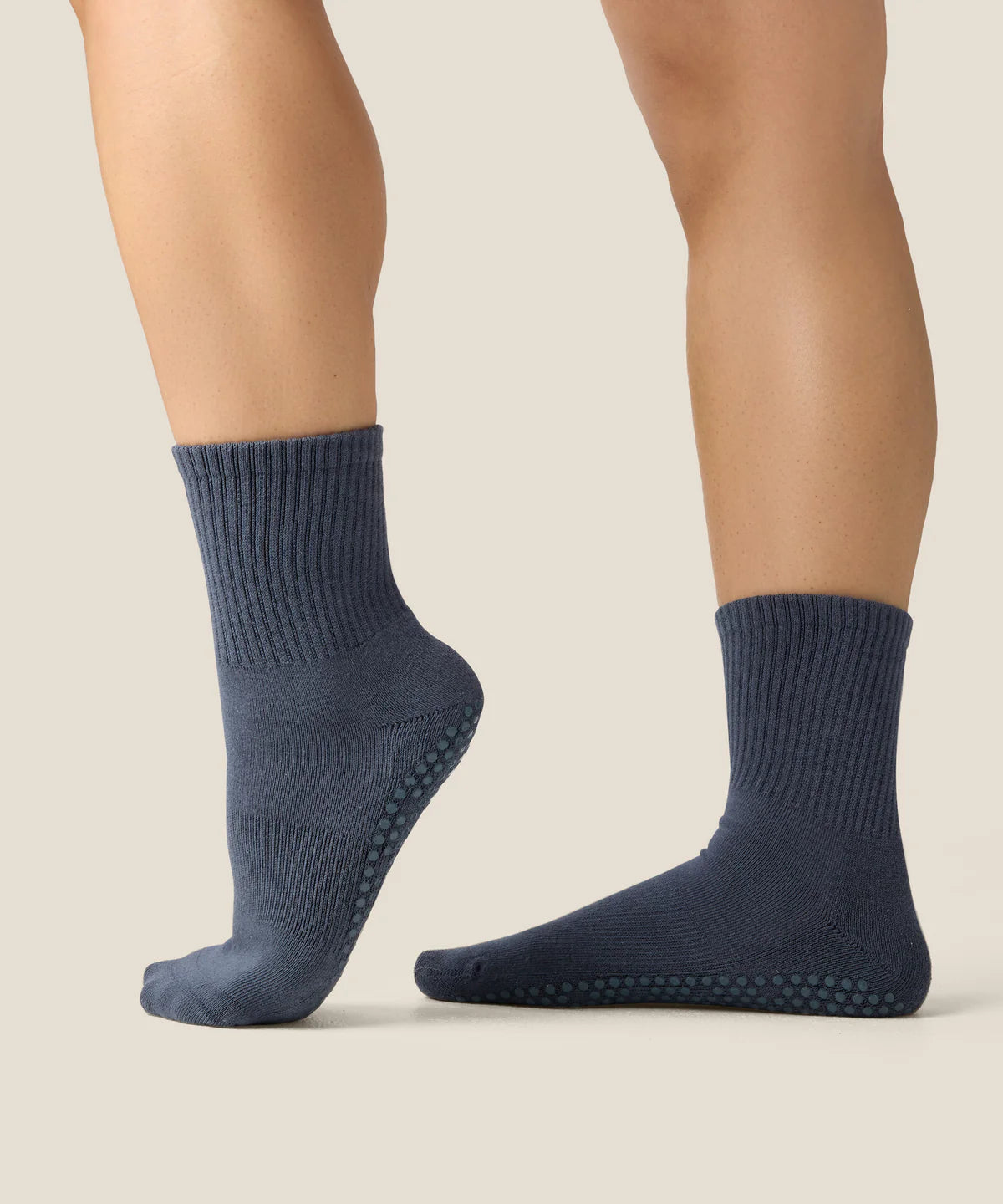 Crew Non Slip Grip Socks - French Navy