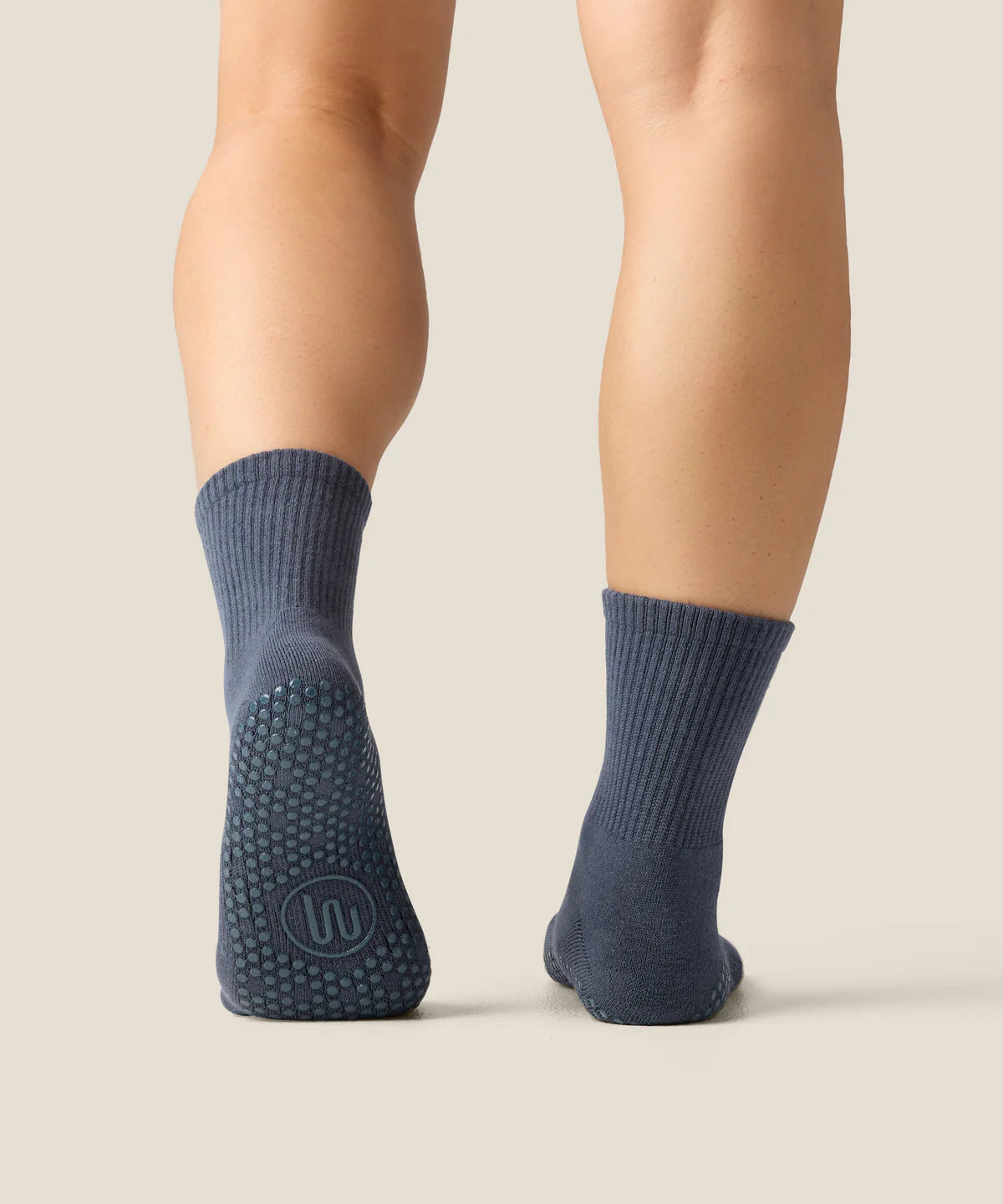 Crew Non Slip Grip Socks - French Navy