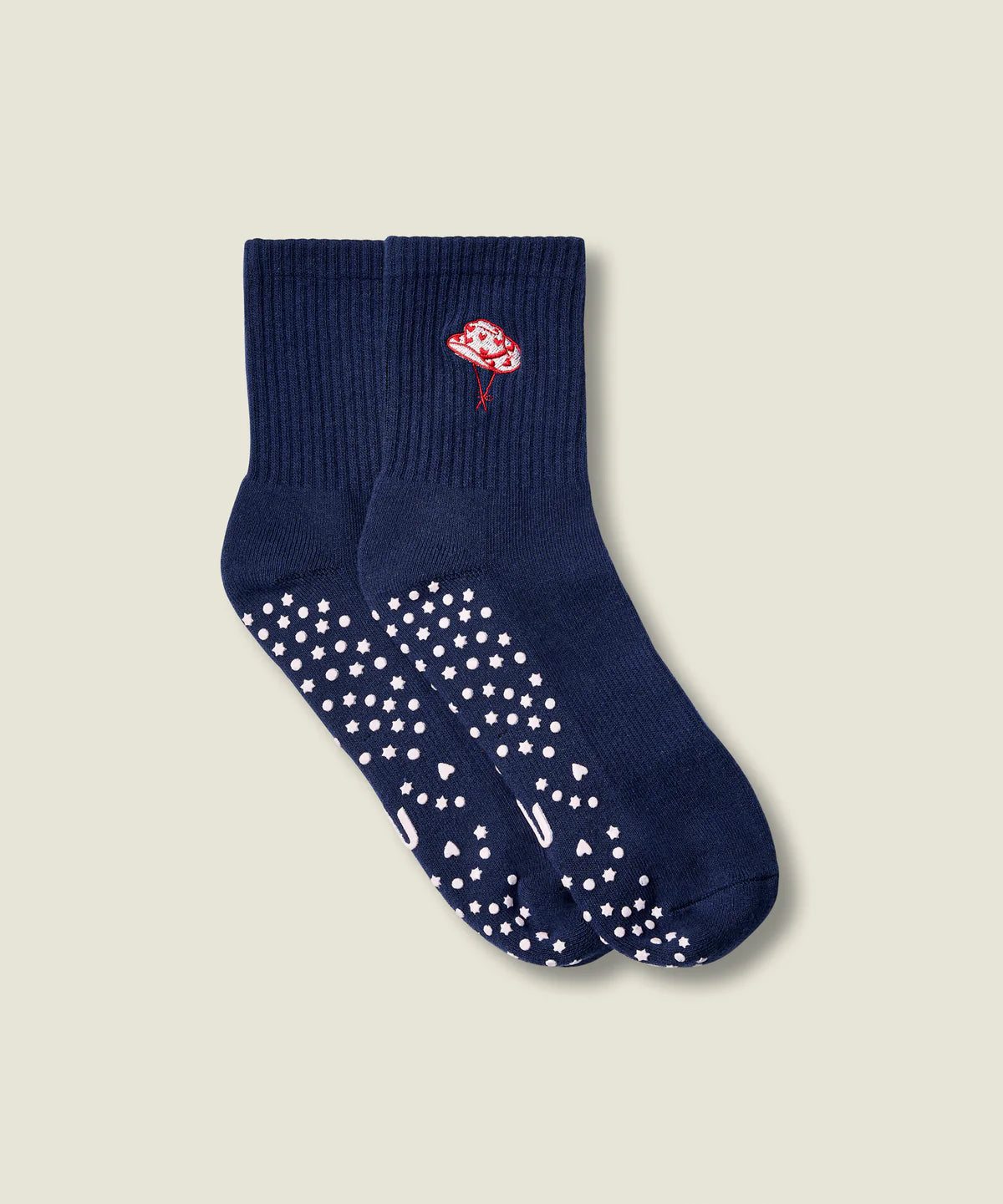 Crew Non Slip Grip Socks - Howdy Hearts Ink