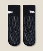 Crew Non Slip Grip Socks - Labrador Black