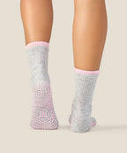 Crew Non Slip Grip Socks - Layer Grey