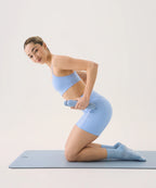 Crew Non Slip Grip Socks - Powder Blue